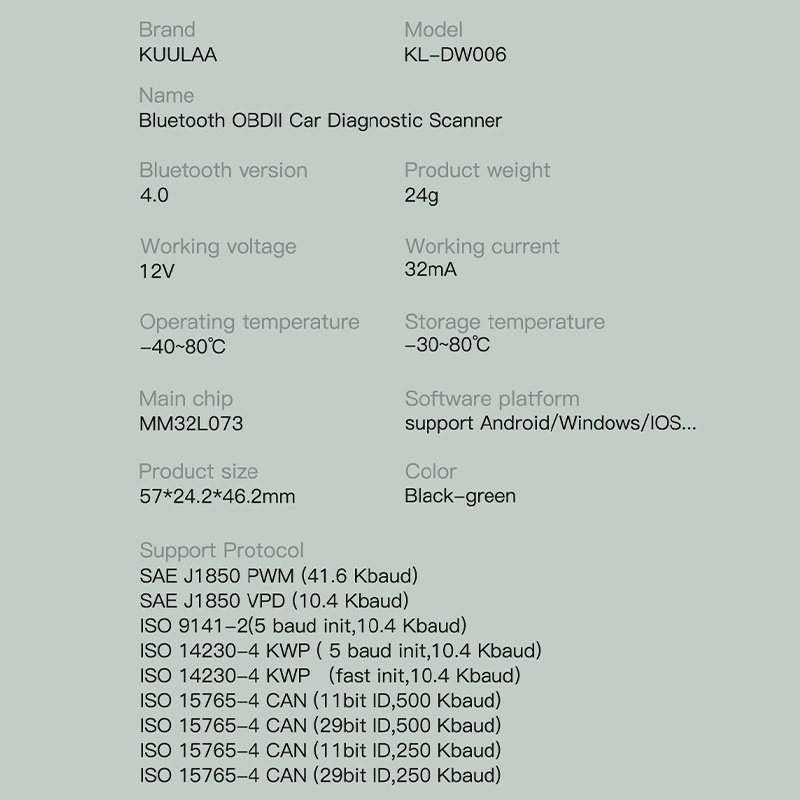 OBD2 Car Diagnostic Tool w/ LED Indicators - Image 4