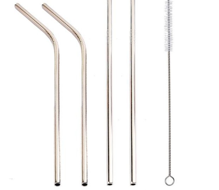 Colourful Reusable Stainless Steel Straws - Image 7