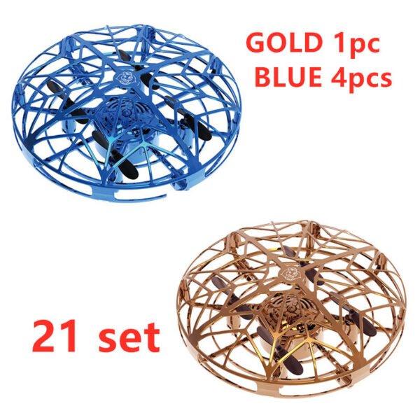 Flying Helicopter Mini Drone UFO RC Drone Infraed Induction - Image 2