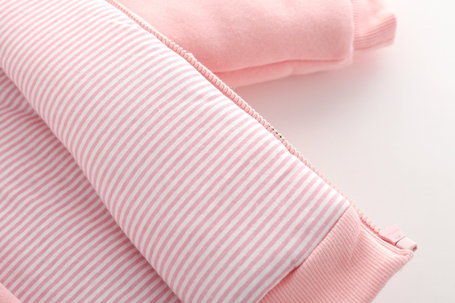 Pink Cotton Hooded Jacket for Baby Girl - Image 3
