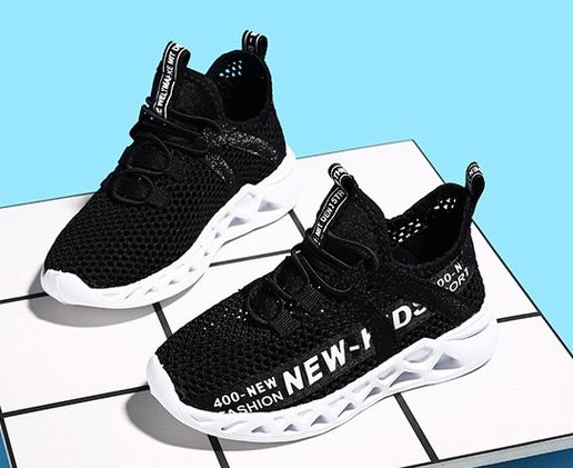 Lightweight Mesh Running Sneakers for Kids - Image 2