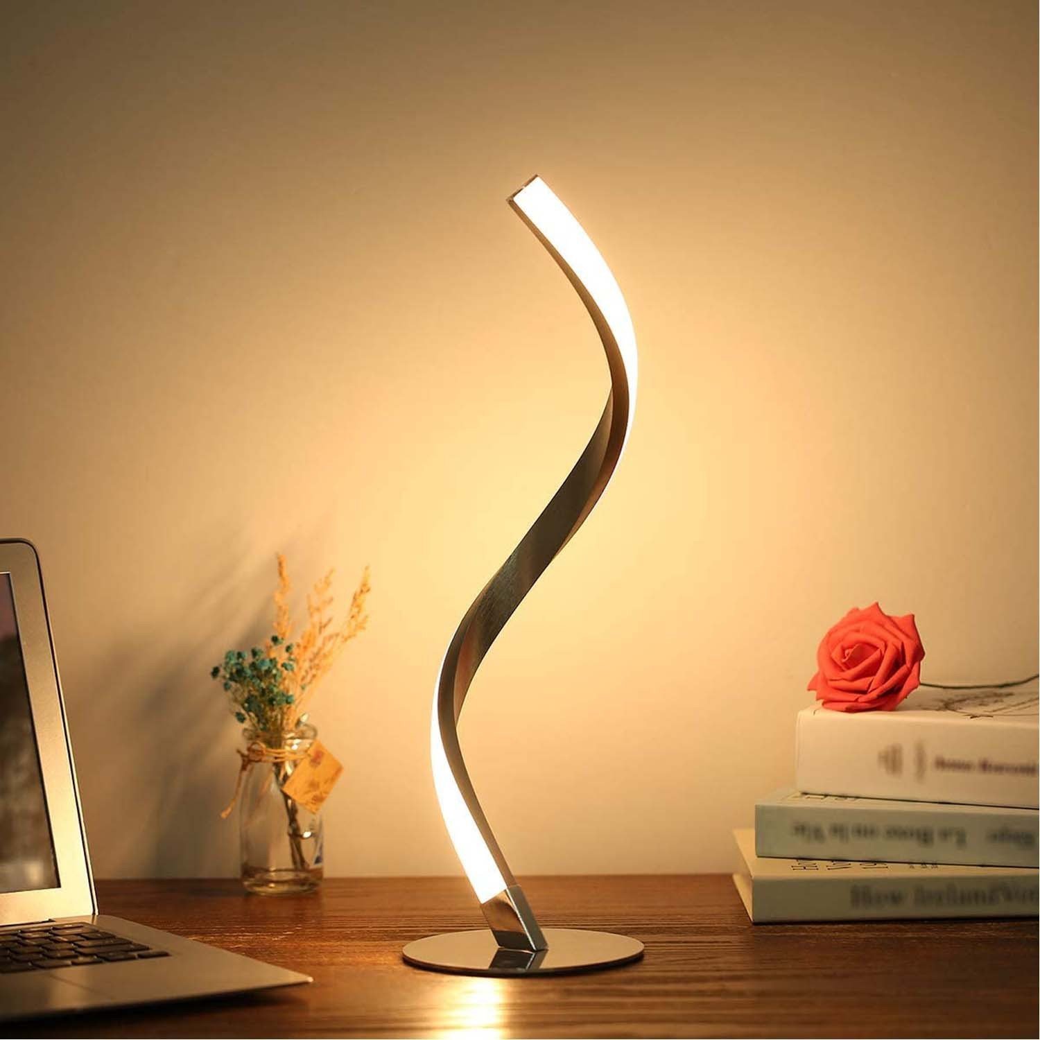 Snake-Shaped Smart USB Bedside Table Lamp