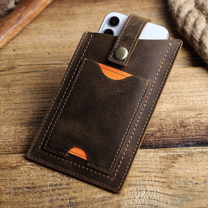 Stylish Protective Belt Leather Phone Case - Image 4