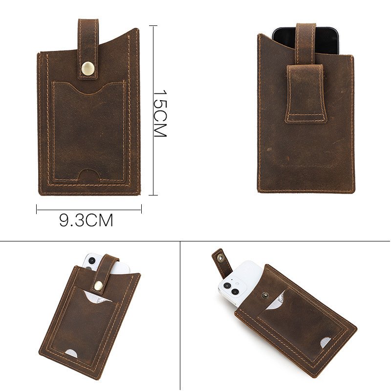 Stylish Protective Belt Leather Phone Case - Image 2