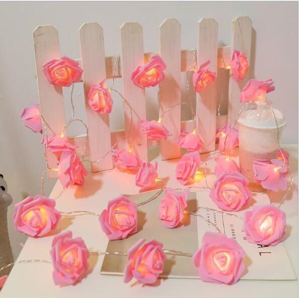 Romantic Rose String Lights Battery Powered - Image 5
