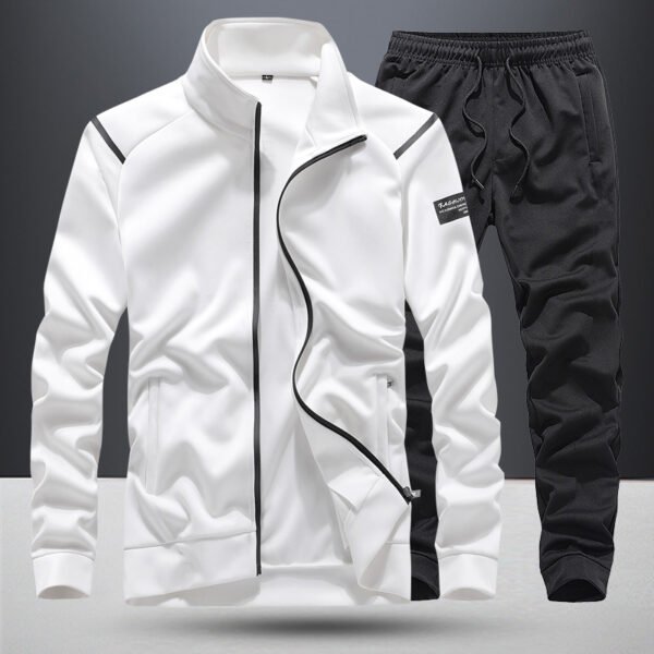 Men's Jacket Casual Suit Spring And Autumn Sportswear Jacket Men's Two-piece Suit - Image 2