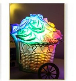Romantic Rose String Lights Battery Powered - Image 4