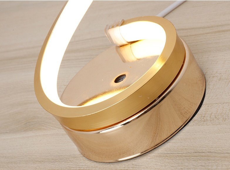 HQ Modern Spiral LED Table Lamp with Remote - Image 4
