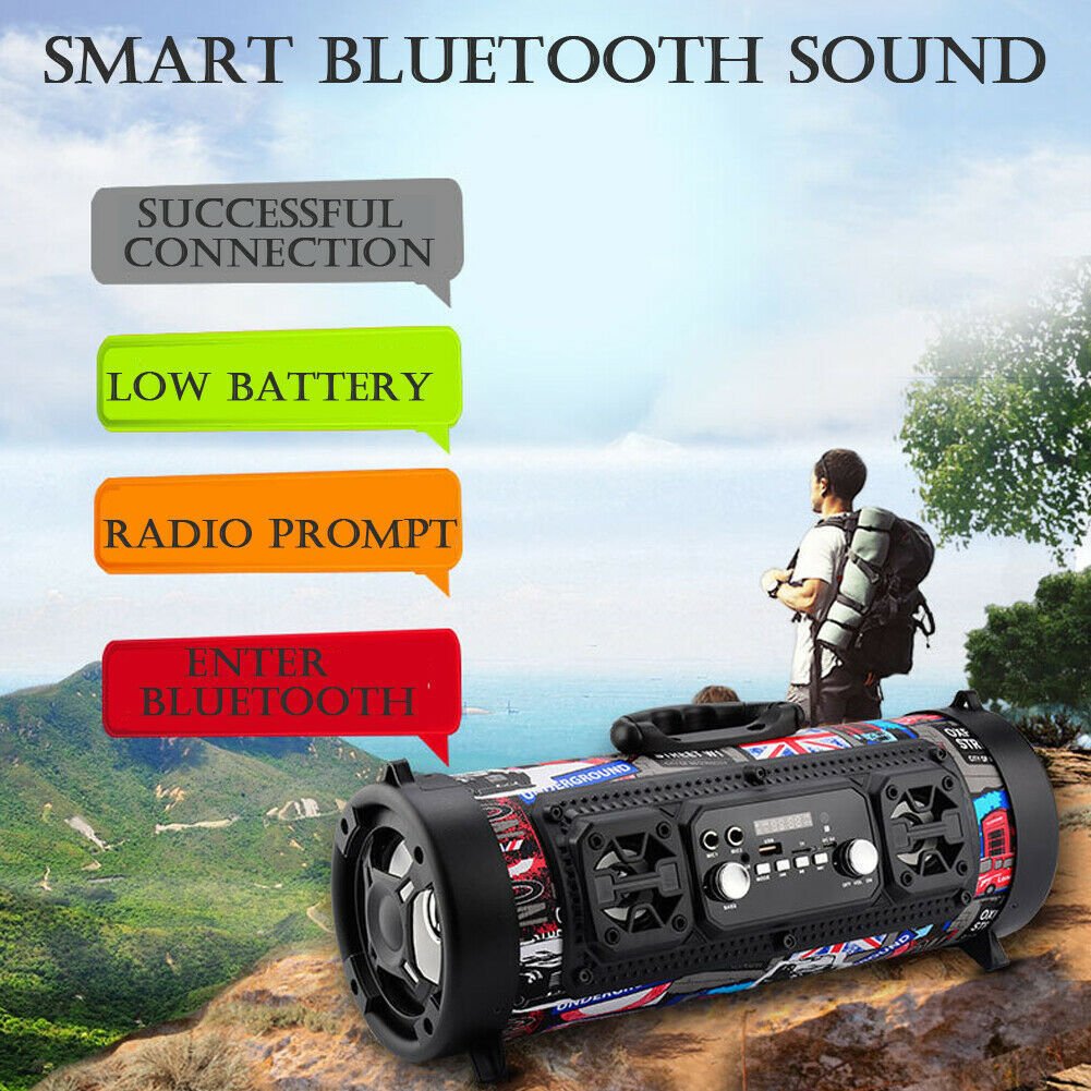 Portable Waterproof Wireless Btooth Speaker - Image 3