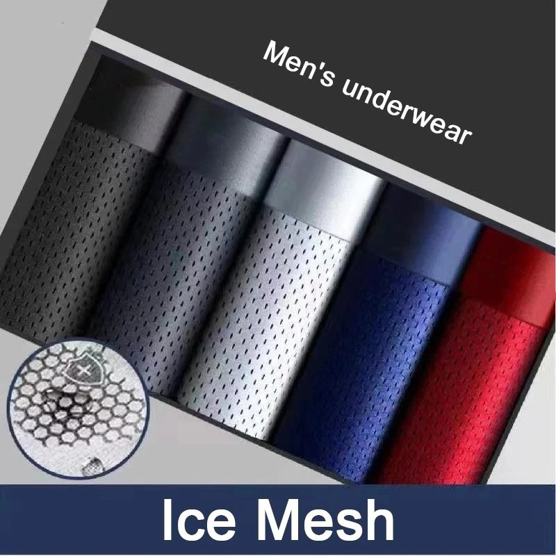 Men's Breathable Mesh Summer Boxer Shorts - Image 10