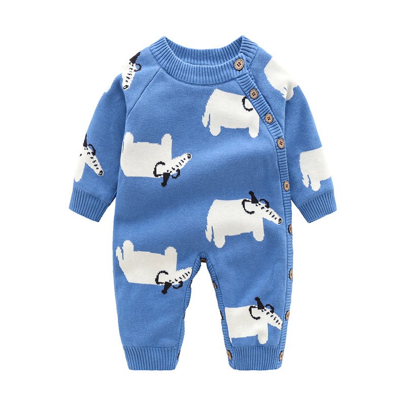 Newborn Baby Clothes Crawling Happy Rompers - Image 7