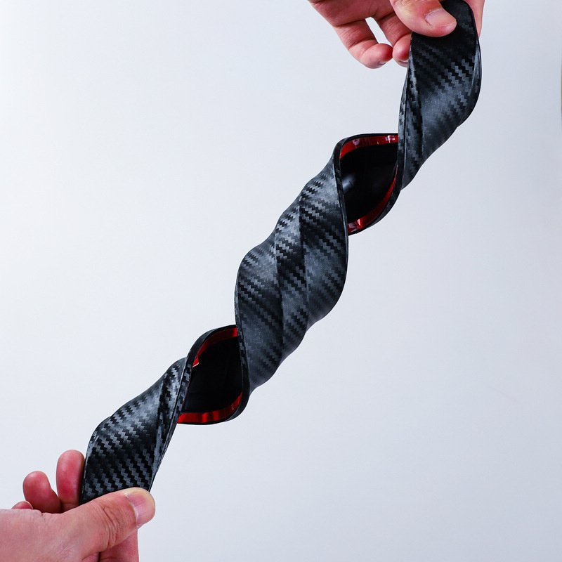 Carbon Fiber Car Bumper Guard Strip Set - Image 10