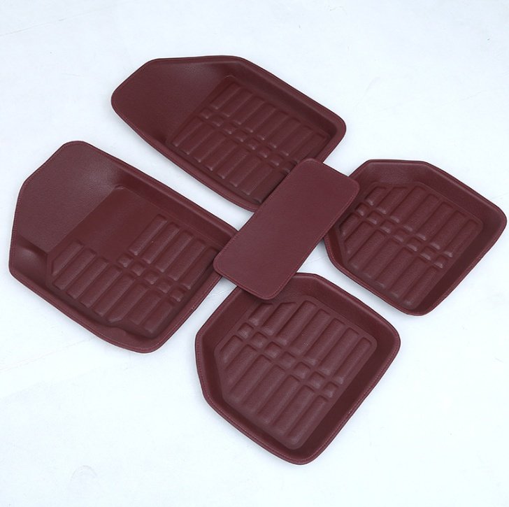 4-Piece All-Weather Rubber Car Floor Mats - Image 2