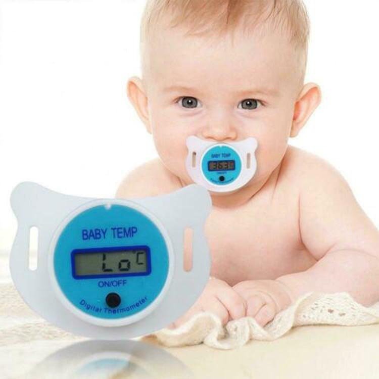Digital Pacifier Thermometer Medic Device