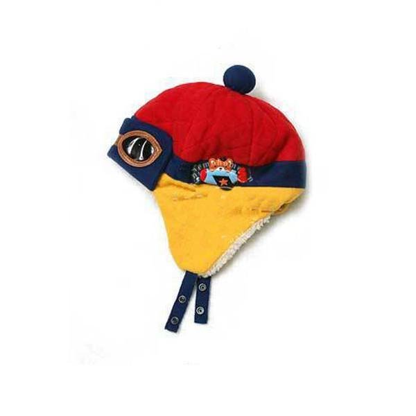 Baby Aviator Winter Cap with Plush Goggles - Image 7
