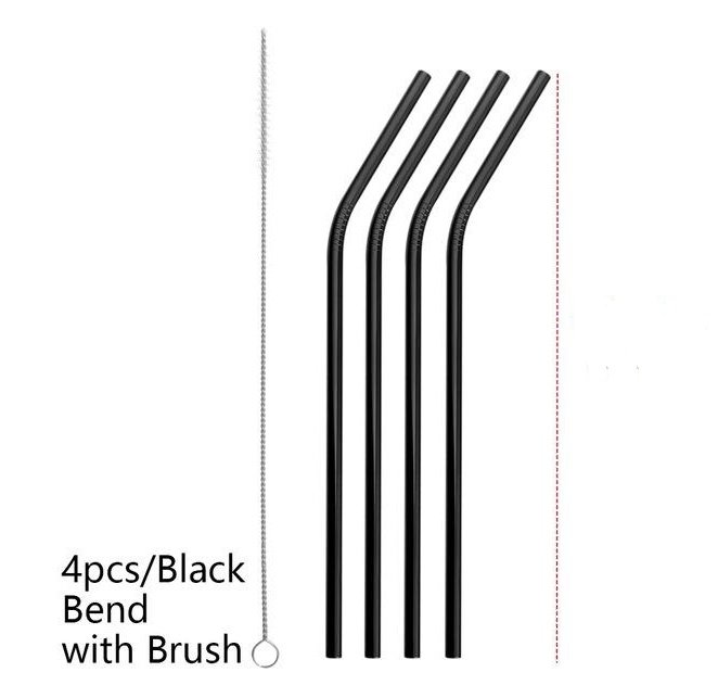 Colourful Reusable Stainless Steel Straws - Image 8