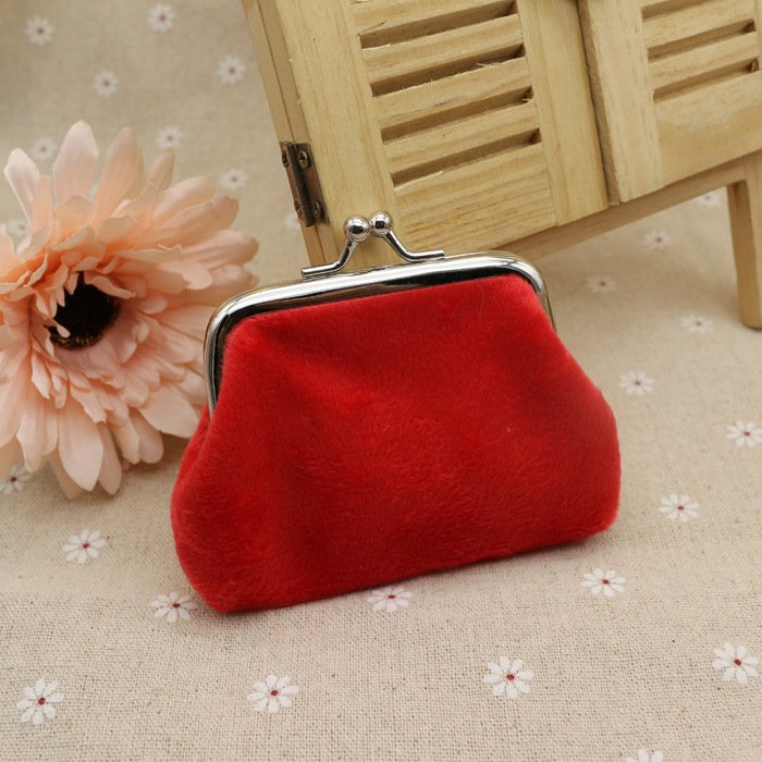 Cool Colorful Wool Coin Purse for Daily Use - Image 2
