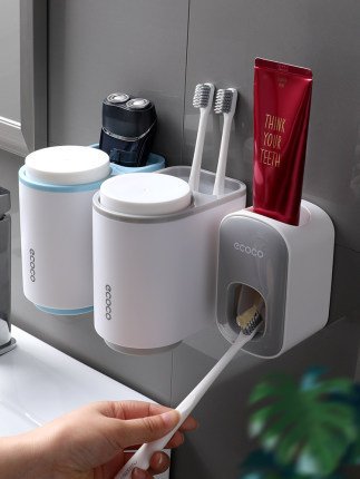 Wall Mounted Toothpaste Dispenser Set - Image 5