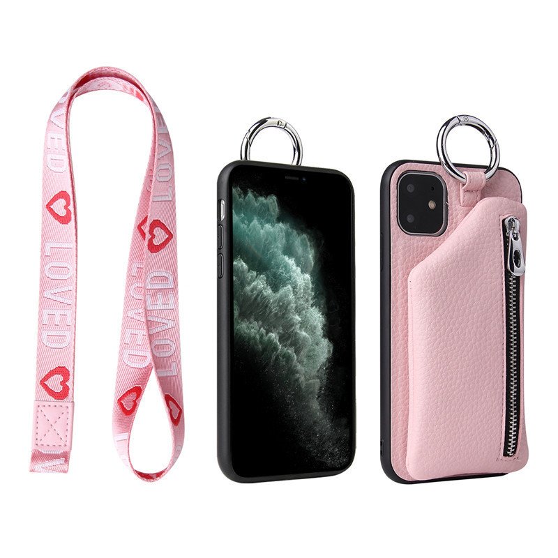 PU Leather Strap Case Phone Wallet Cover - Image 6