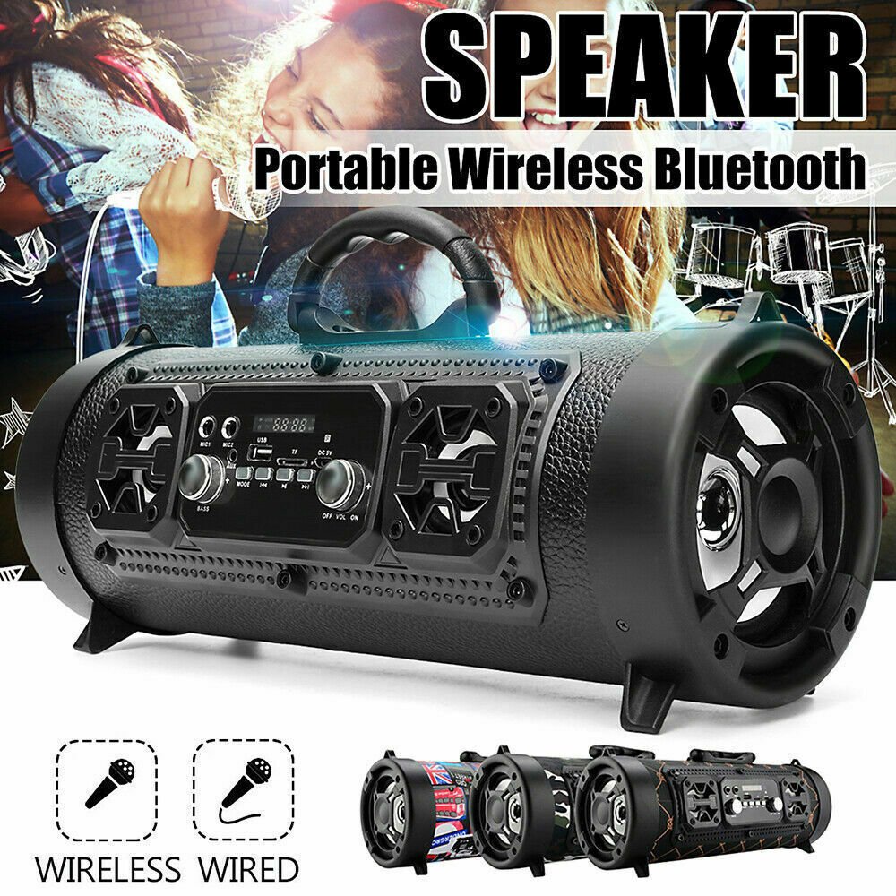 Portable Waterproof Wireless Btooth Speaker