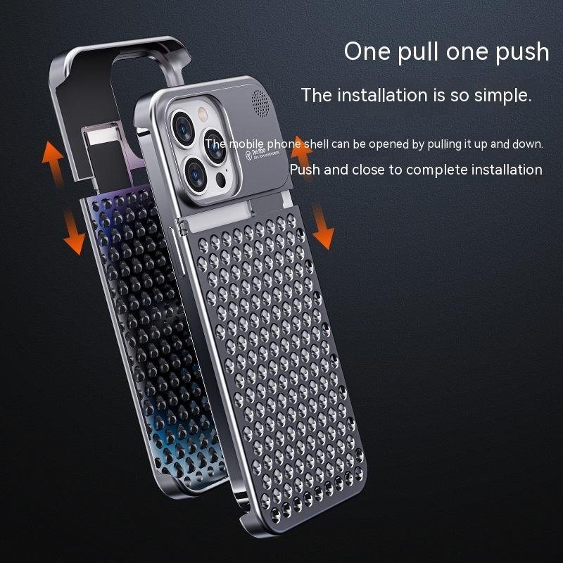 Aluminum Phone Case Heat & Hitting Defense - Image 6