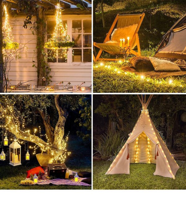 USB Smart Bluetooth Led Copper Wire String Light App Control Christmas Tree Decor New Year Fairy Light Garland Christmas Decoration - Image 4