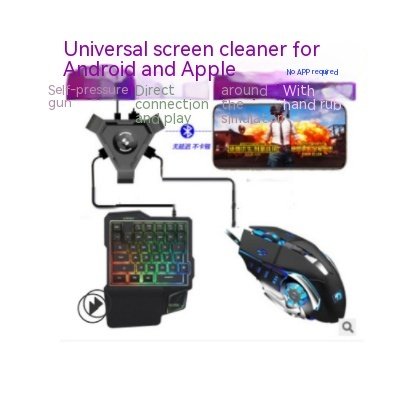 Gaming Mouse set with one hand Keyboard - Image 5