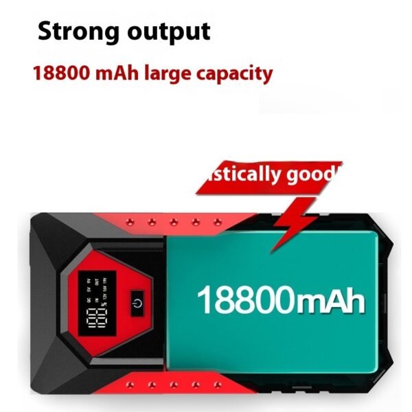 Automobile Emergency Start Power Source 12V Mobile Power Bank Large Capacity Car Battery - Image 5