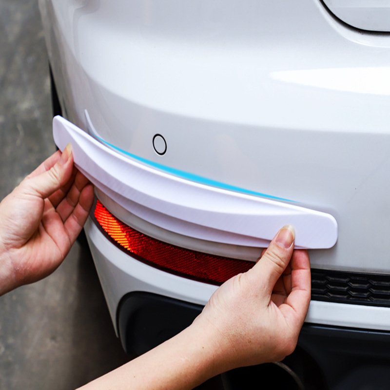 Carbon Fiber Car Bumper Guard Strip Set