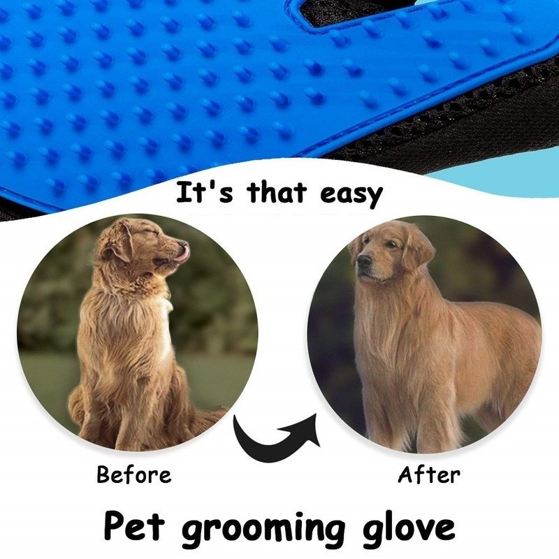 Cats and Dogs Hair Care Pet Grooming Glove - Image 2