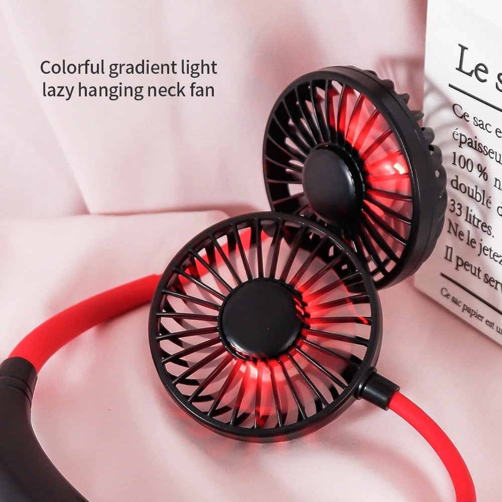 Mini USB Neck Fan with Dual Air Coolers - Image 3