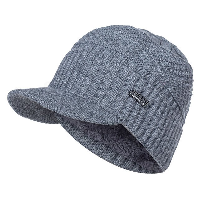 Unisex Warm Winter Hat Fur Line Soft Beanie - Image 4