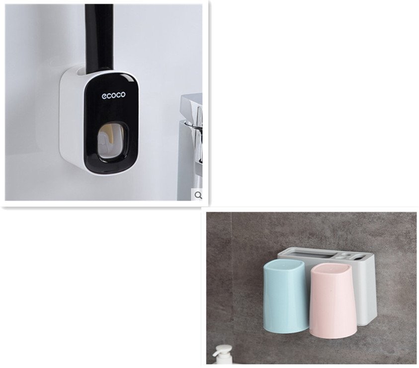 Wall Mounted Toothpaste Dispenser Set - Image 4