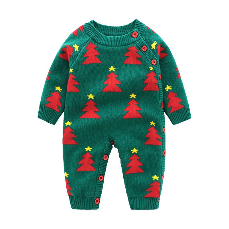 Newborn Baby Clothes Crawling Happy Rompers - Image 4