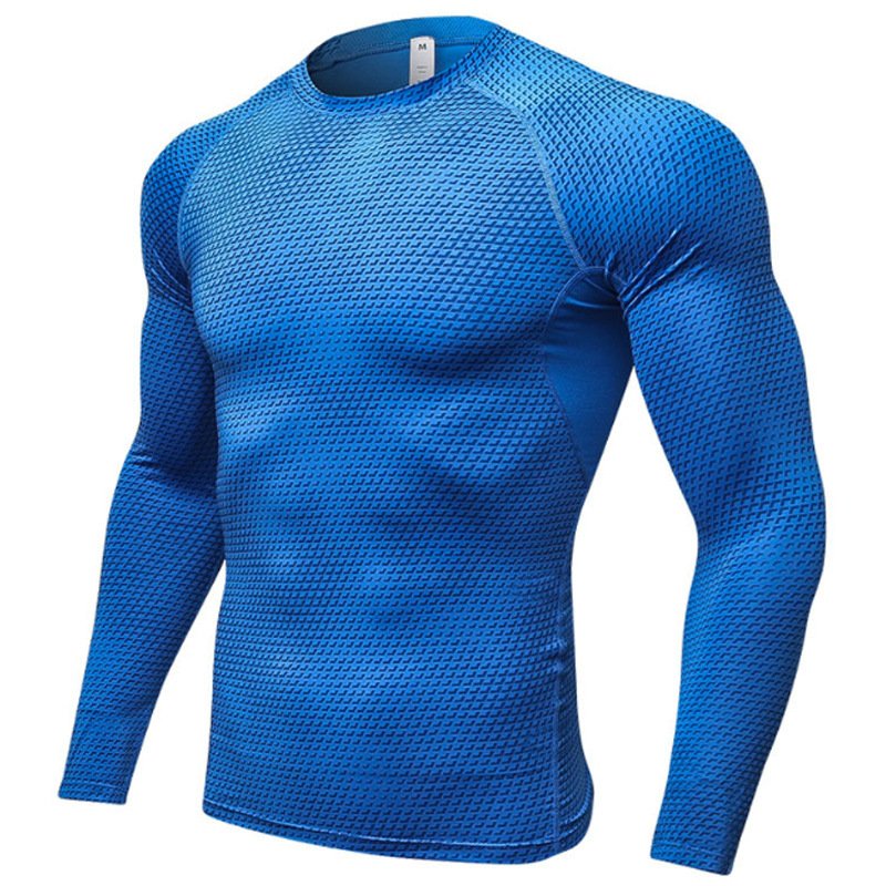 Men's Tight 3D Long Sleeve Training T-shirt - Image 3