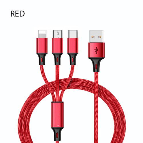 3 in 1 USB Cable for iPhone and Android Use - Image 2