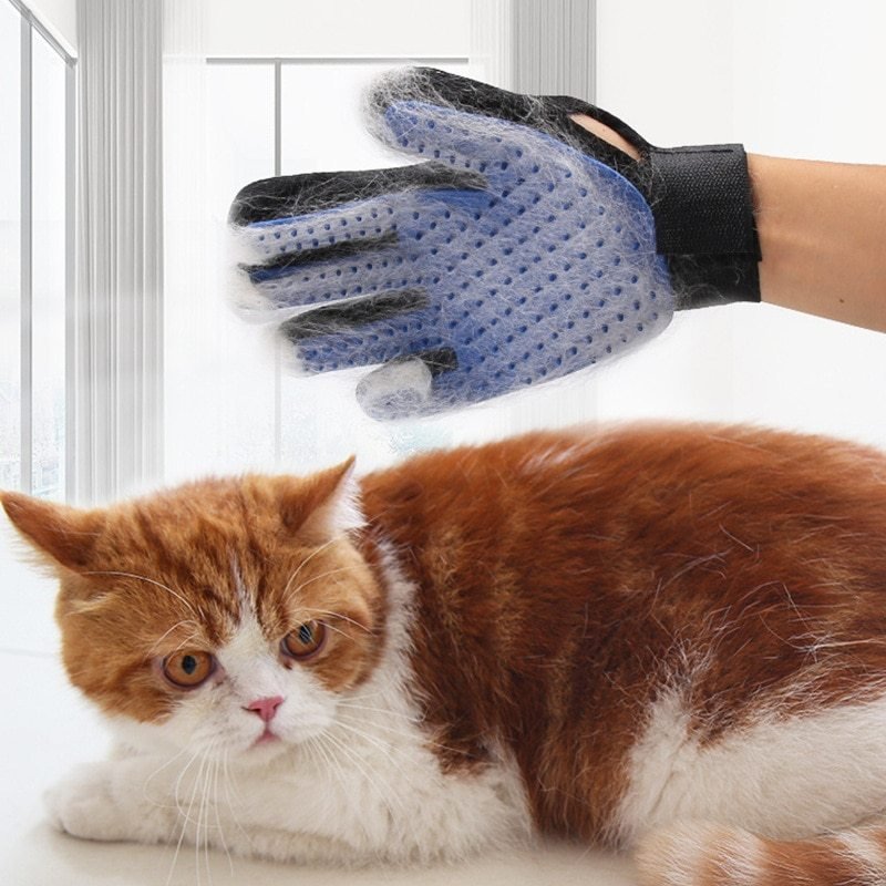 Cats and Dogs Hair Care Pet Grooming Glove - Image 7