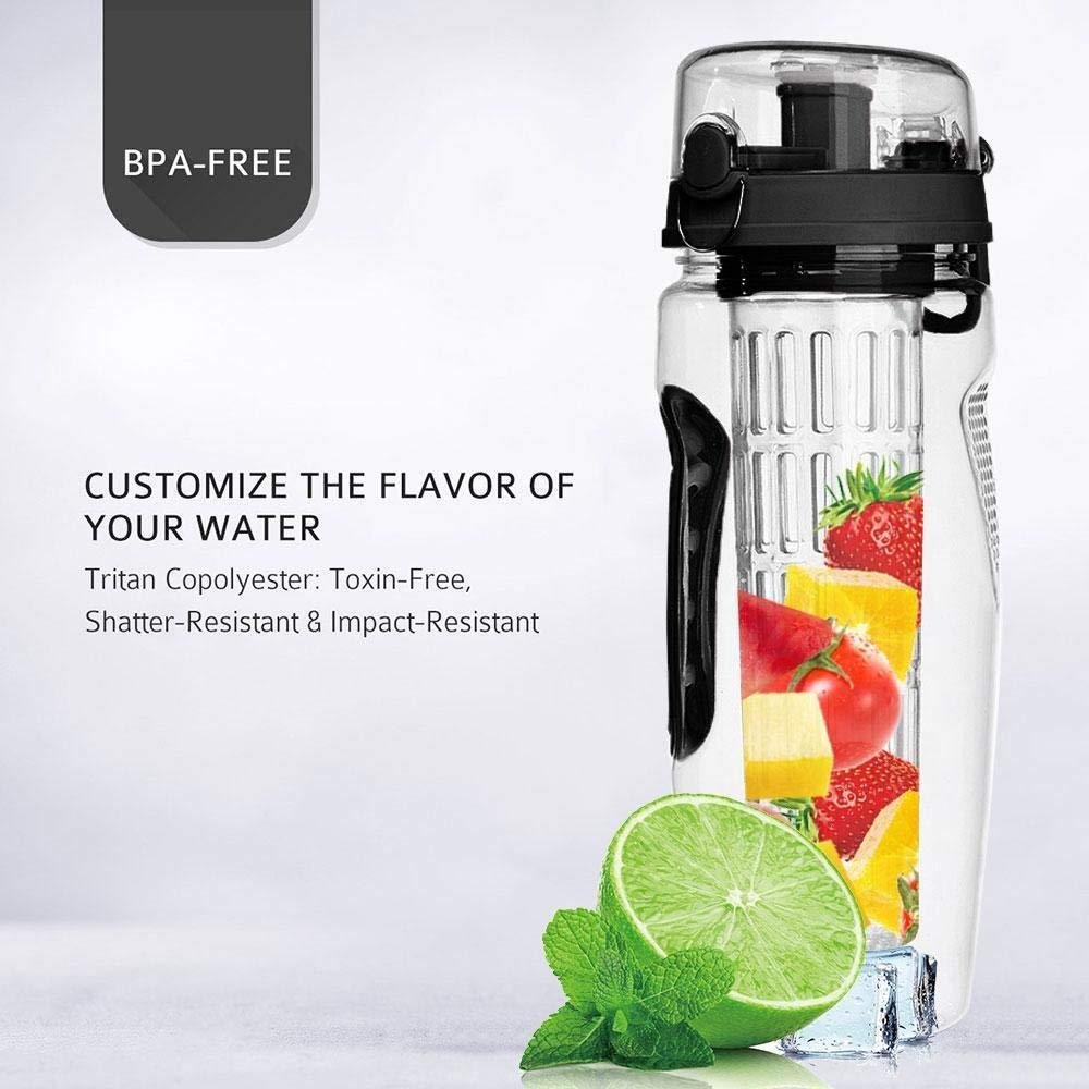 Fruit Infuser Sport Bottle BPA-Free 1000ml - Image 5