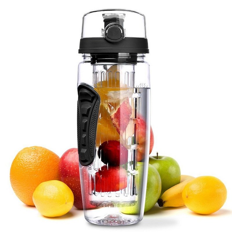 Fruit Infuser Sport Bottle BPA-Free 1000ml