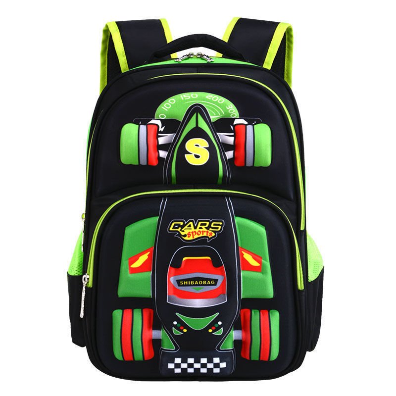 3 Dimensional Boys Car, Skate School Bag - Image 2