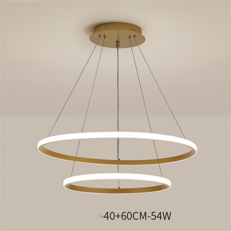 Ring Design Gold Ceiling Light Chandelier - Image 2