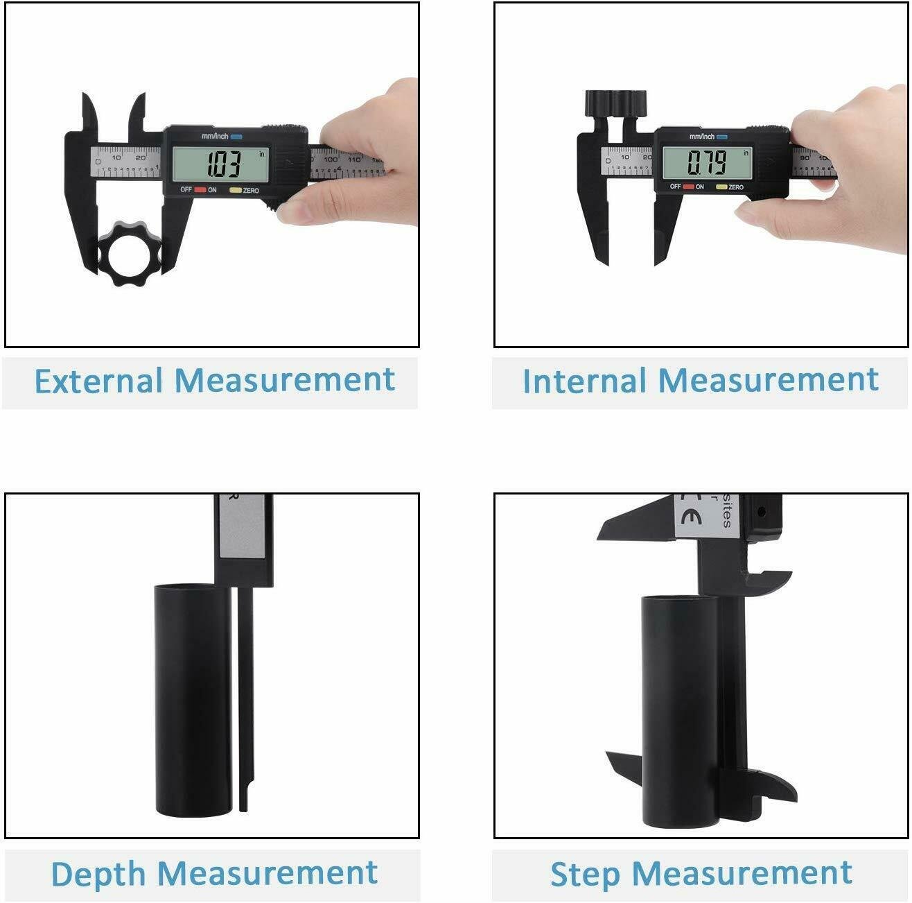 Digital Caliper Carbon Fiber Vernier Tool - Image 6