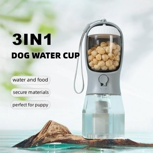 3-in-1 Portable Pet Cup for Food and Water - Image 2