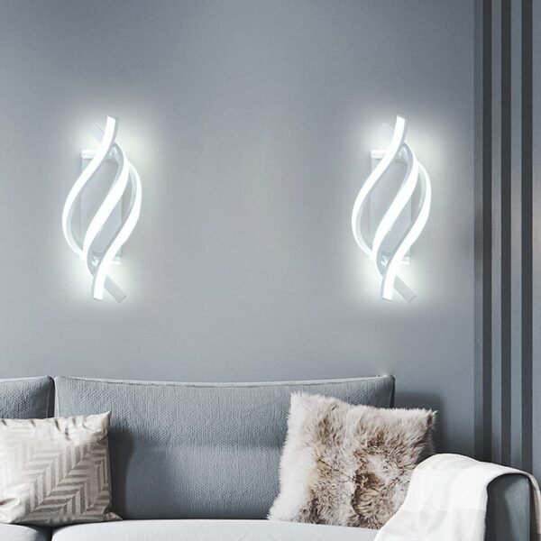 Minimalist Modern Aluminum Wall Bedside Decorative Lamps - Image 3