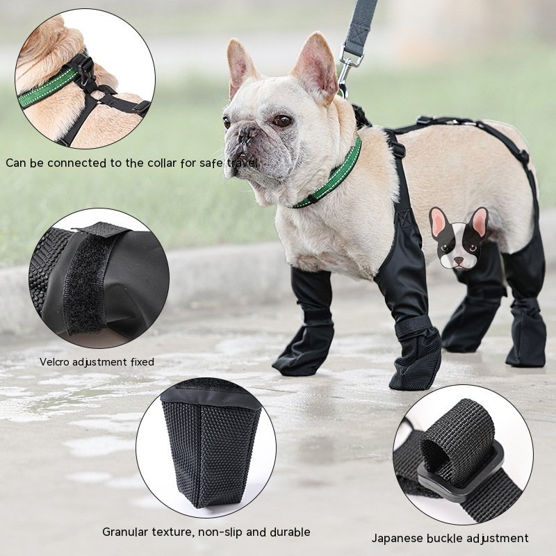 Waterproof Adjustable Outdoor Dog Boots - Image 2