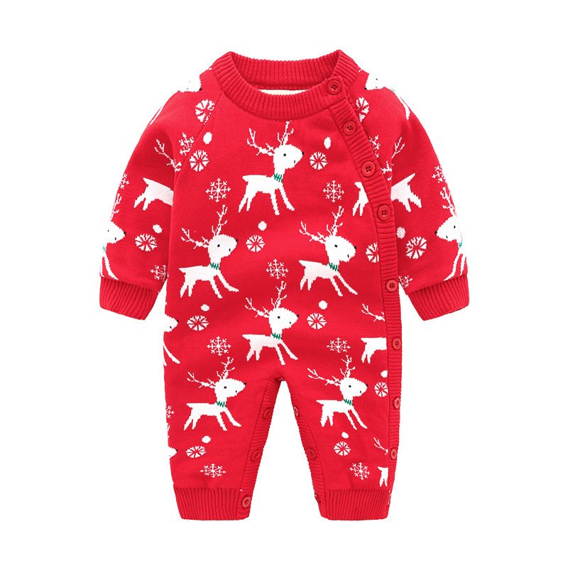 Newborn Baby Clothes Crawling Happy Rompers - Image 10