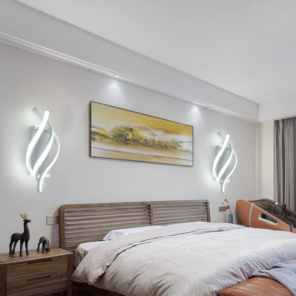 Minimalist Modern Aluminum Wall Bedside Decorative Lamps - Image 6