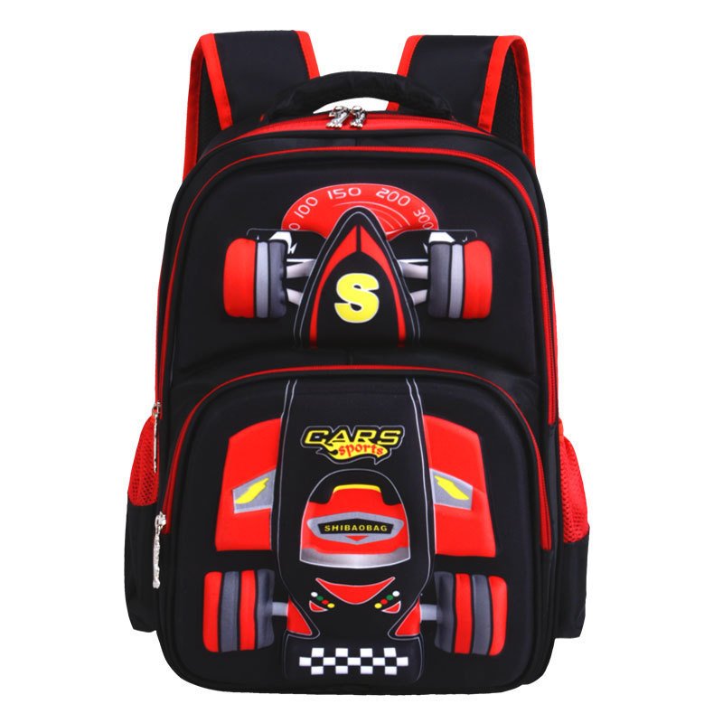 3 Dimensional Boys Car, Skate School Bag - Image 3