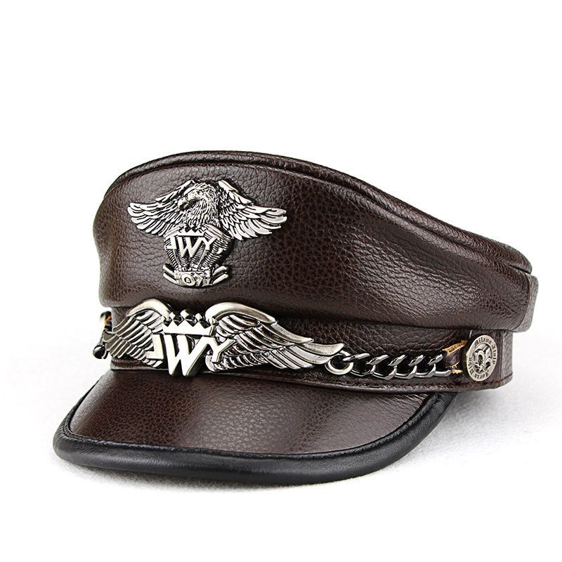 Biker Men Retro Punk Rock Motorcycle Cap