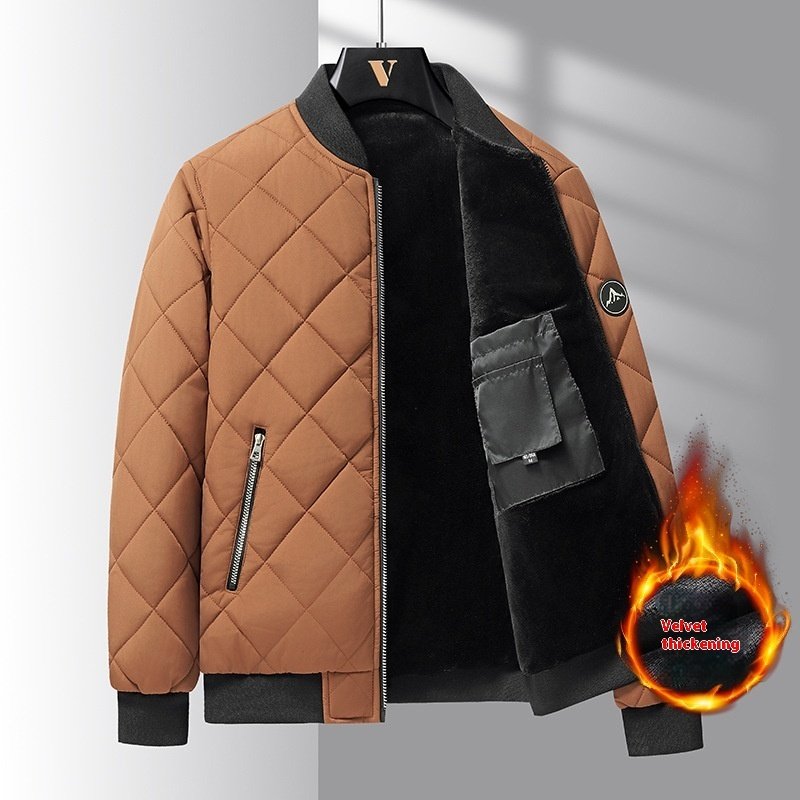 Modern Quilted Cotton Bomber Jacket for Men